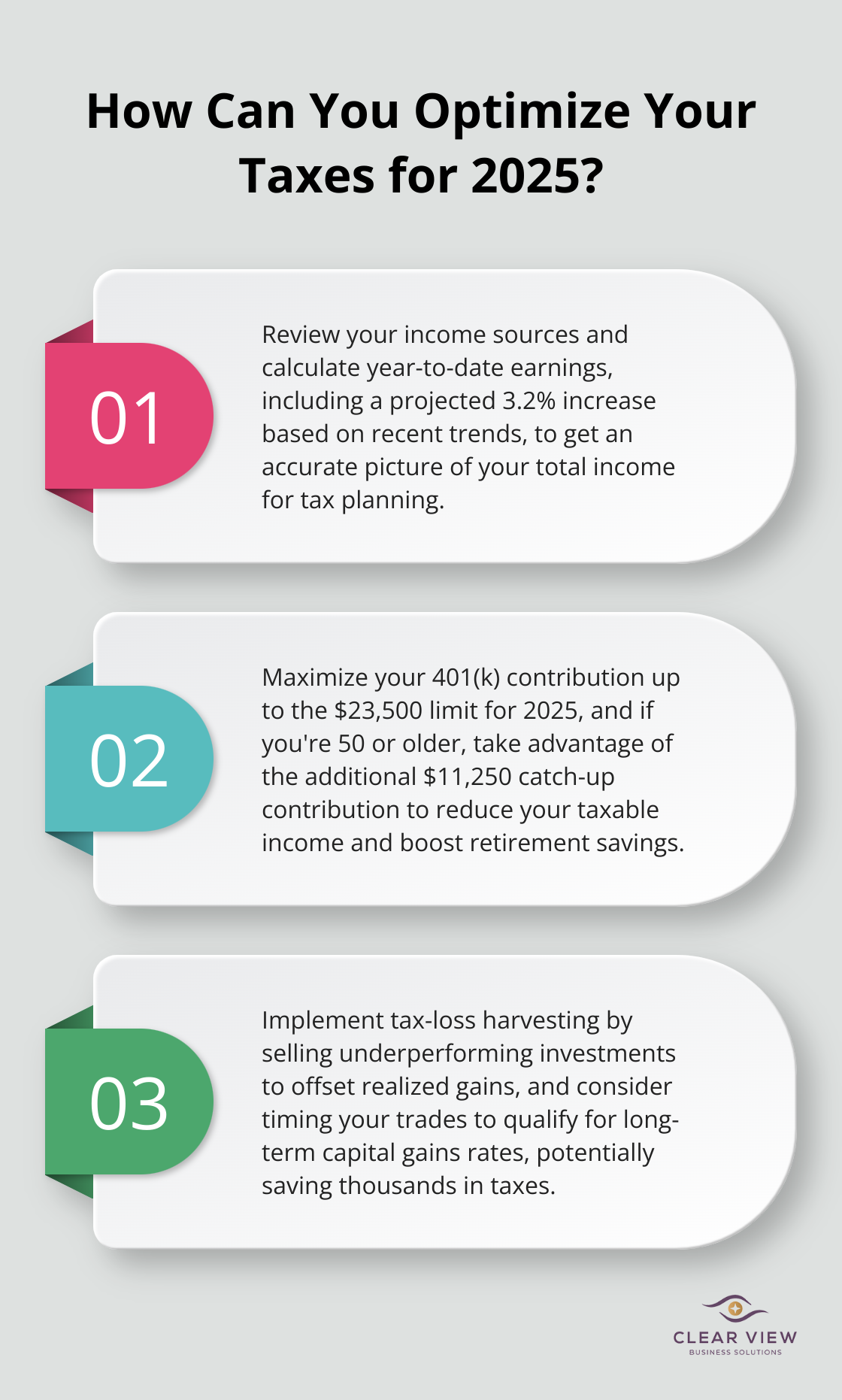 Infographic: How Can You Optimize Your Taxes for 2025?