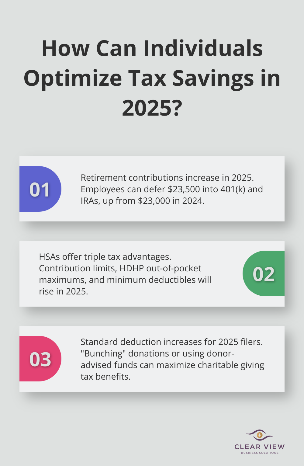 Infographic: How Can Individuals Optimize Tax Savings in 2025?