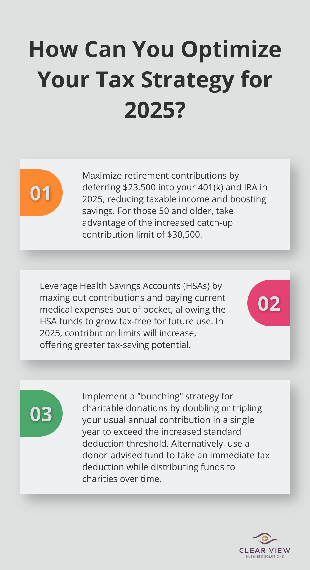 Infographic: How Can You Optimize Your Tax Strategy for 2025?