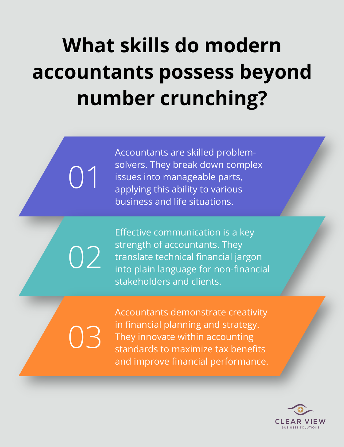 Infographic: What skills do modern accountants possess beyond number crunching? - fun facts about accountants