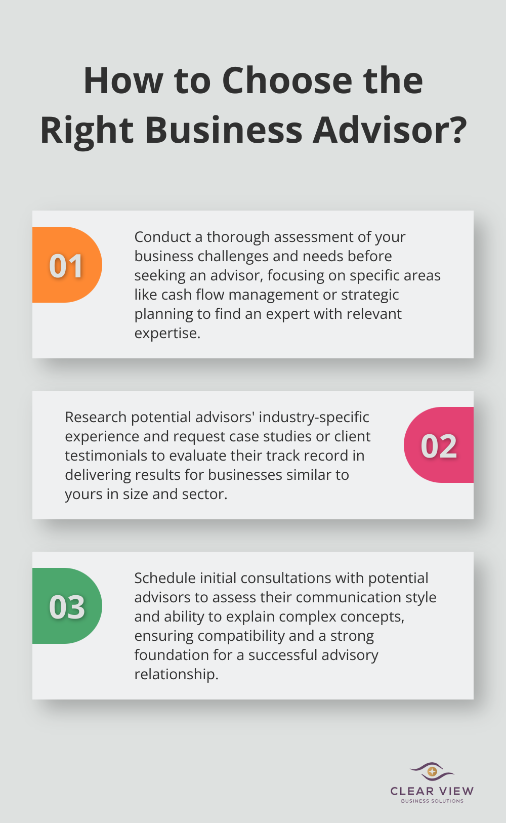 Infographic: How to Choose the Right Business Advisor? - what are business advisory services